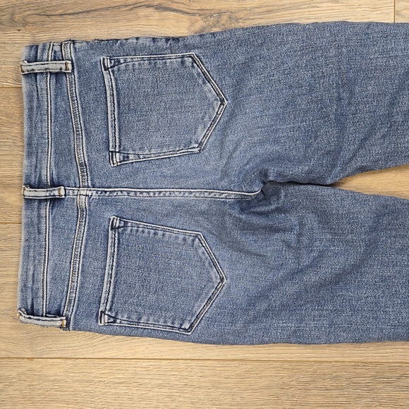 All Saints light wash Grace skinny ankle fray cropped denim jeans, sz 26 - Picture 8 of 10